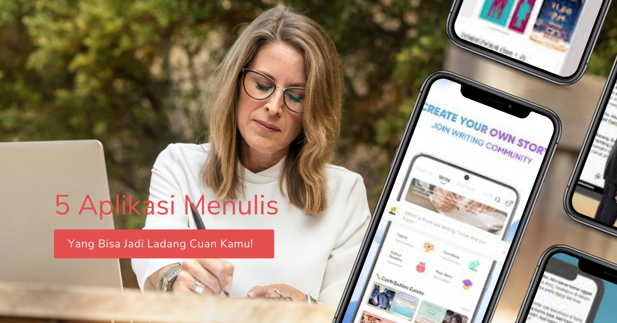 ilustrasi aplikasi menulis